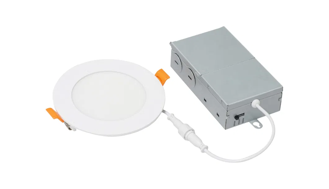 Chinese Ultra Thin Dimmable and Changeable CCT 4" 9W LED Recessed Pot Slim Ceiling Panel Down Light