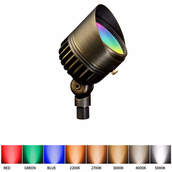 Faretto da esterno a bassa tensione per paesaggio Cortile Lampade a punta a LED in stile moderno Montaggio a parete IP65 Illuminazione da giardino a LED