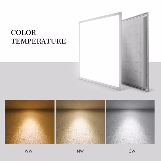 Pannello da ufficio retroilluminato da incasso 6060 30120 3060 60120 Soffitto 3000K 4000K 3CCT Ugr19 36W 40W 48W 60W Pannello LED con TUV CB SAA ENEC ETL